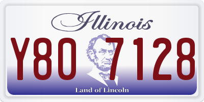 IL license plate Y807128