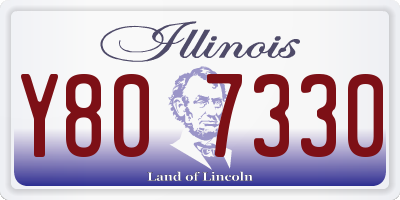 IL license plate Y807330