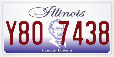 IL license plate Y807438