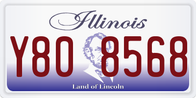 IL license plate Y808568