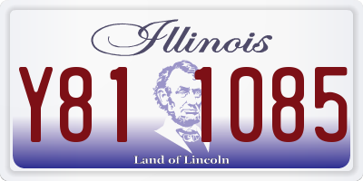 IL license plate Y811085