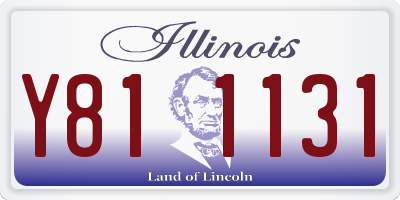 IL license plate Y811131
