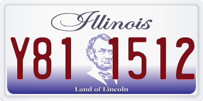 IL license plate Y811512