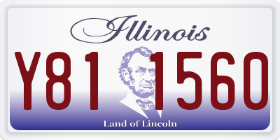 IL license plate Y811560