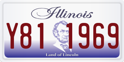 IL license plate Y811969