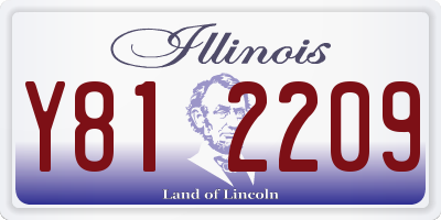 IL license plate Y812209
