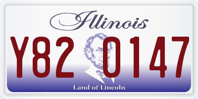 IL license plate Y820147