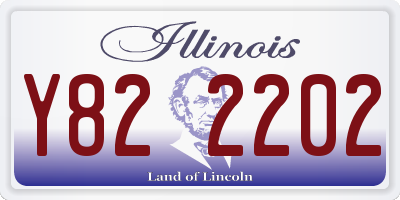 IL license plate Y822202