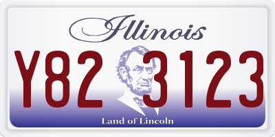 IL license plate Y823123
