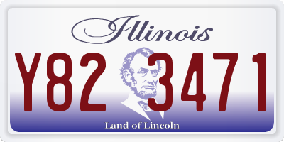 IL license plate Y823471