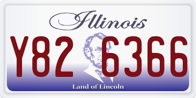 IL license plate Y826366