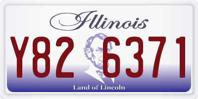 IL license plate Y826371
