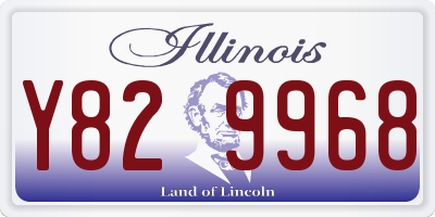 IL license plate Y829968