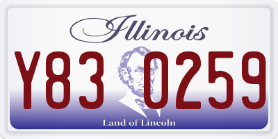 IL license plate Y830259