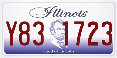 IL license plate Y831723