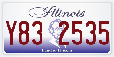 IL license plate Y832535