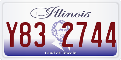 IL license plate Y832744