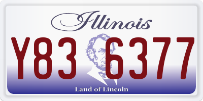 IL license plate Y836377