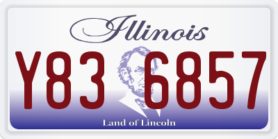 IL license plate Y836857
