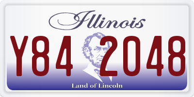 IL license plate Y842048