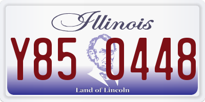 IL license plate Y850448