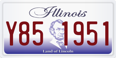 IL license plate Y851951