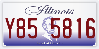 IL license plate Y855816