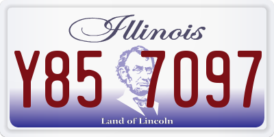 IL license plate Y857097