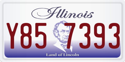 IL license plate Y857393