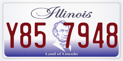 IL license plate Y857948