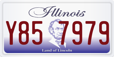 IL license plate Y857979