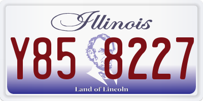 IL license plate Y858227