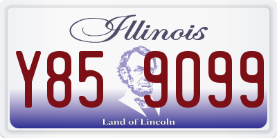 IL license plate Y859099