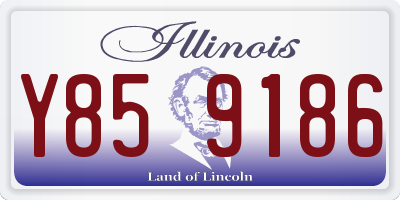 IL license plate Y859186
