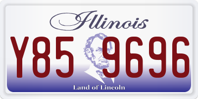 IL license plate Y859696