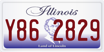 IL license plate Y862829
