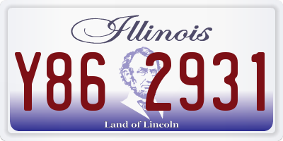 IL license plate Y862931