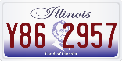 IL license plate Y862957