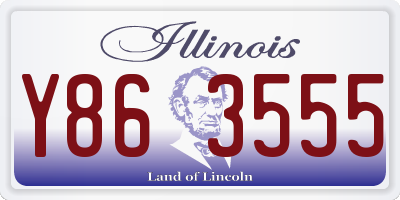 IL license plate Y863555
