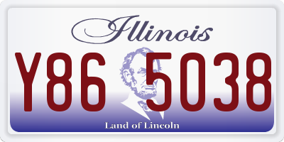 IL license plate Y865038