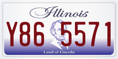 IL license plate Y865571