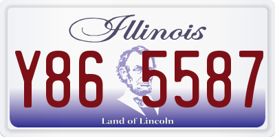 IL license plate Y865587