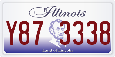 IL license plate Y873338