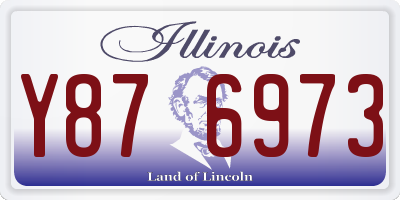 IL license plate Y876973