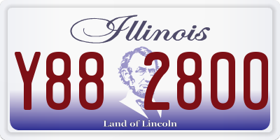 IL license plate Y882800