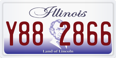 IL license plate Y882866