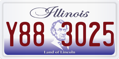 IL license plate Y883025