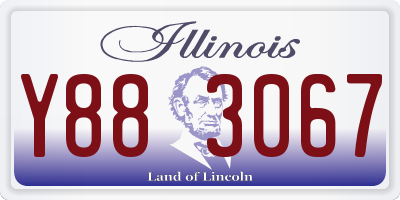 IL license plate Y883067