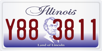 IL license plate Y883811