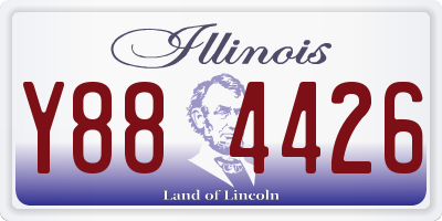 IL license plate Y884426
